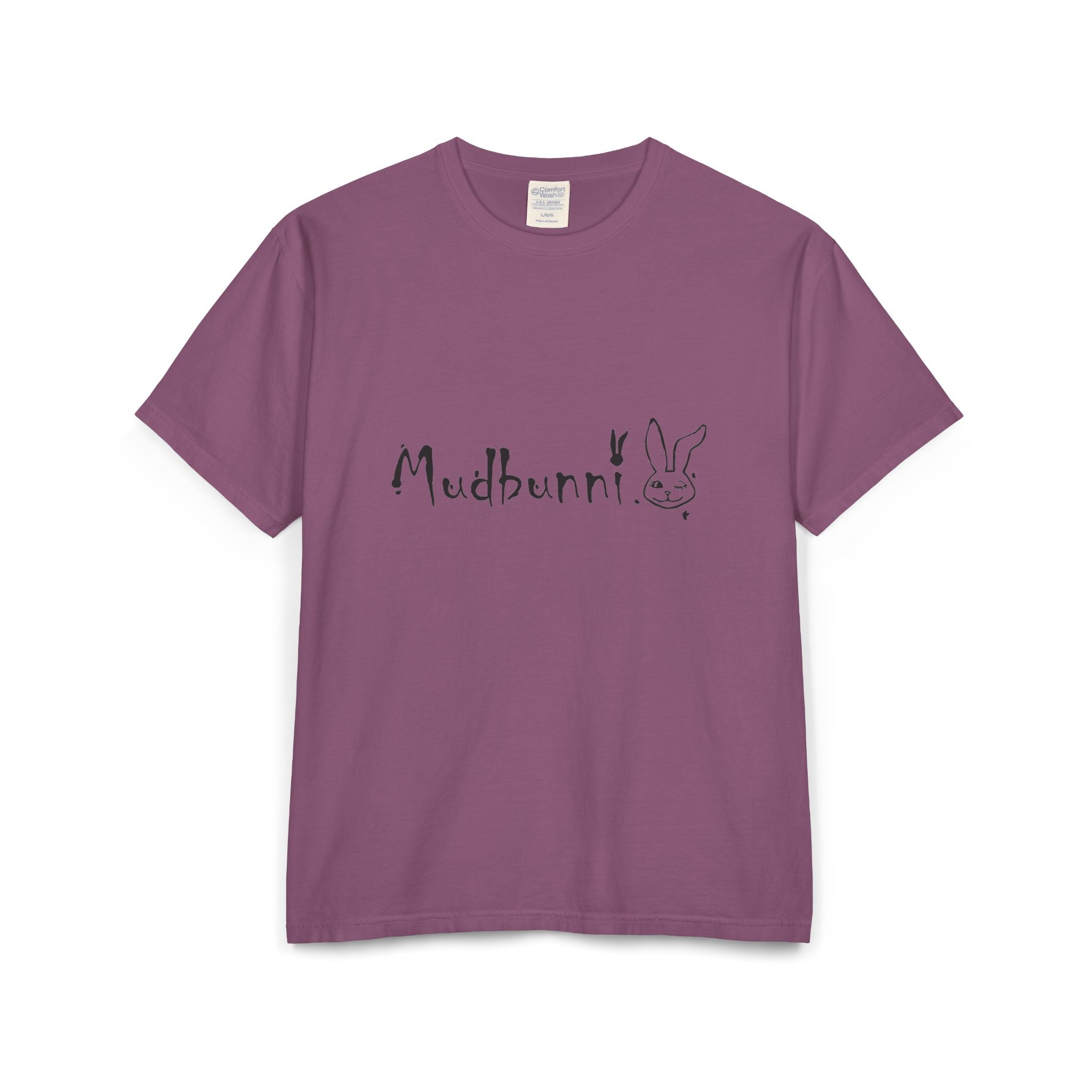 Mudbunni T-Shirt - Vintage Bunny Logo Sunset Photo Tee