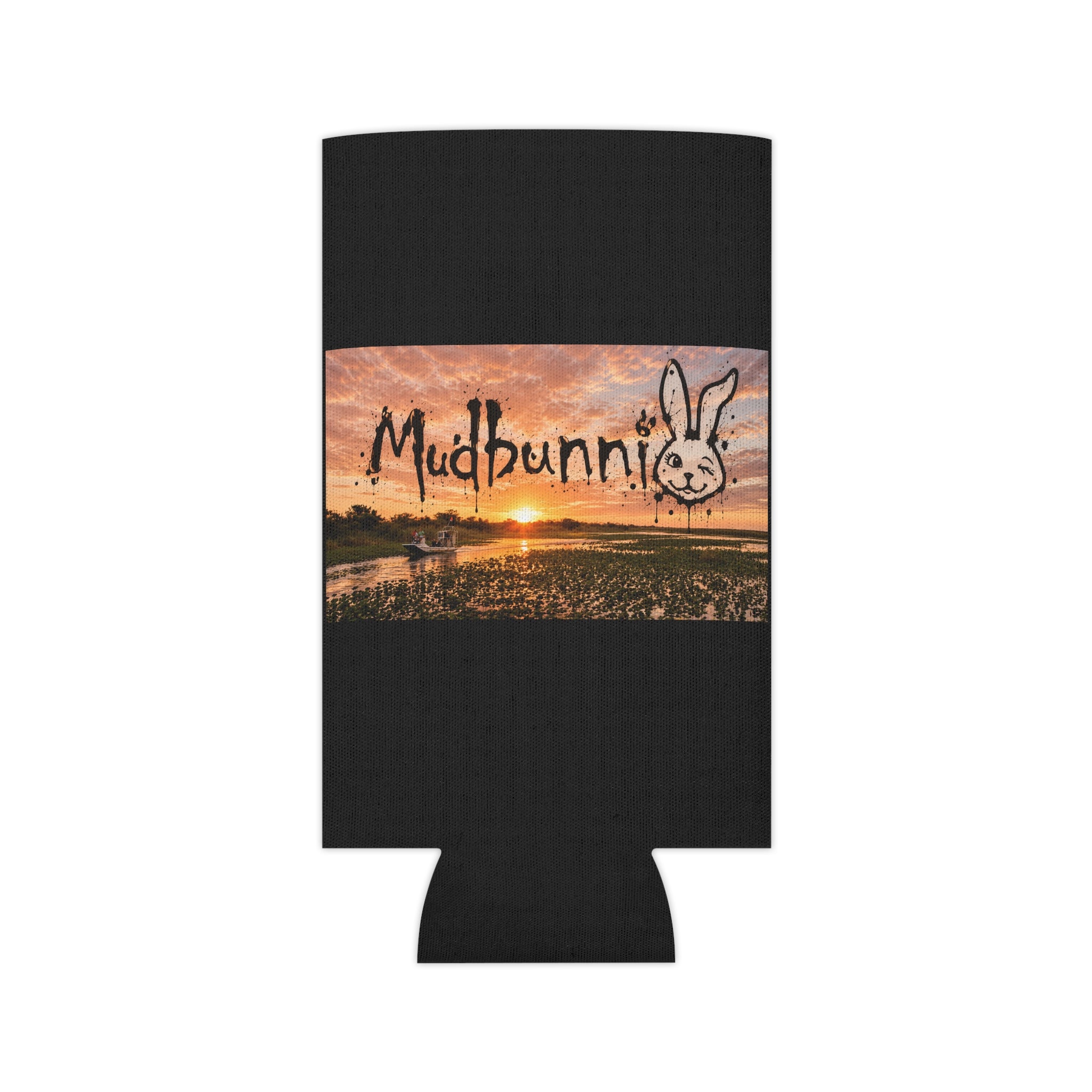 Can Cooler — 'Madinluv' Sunset Logo Neoprene Beer Koozie
