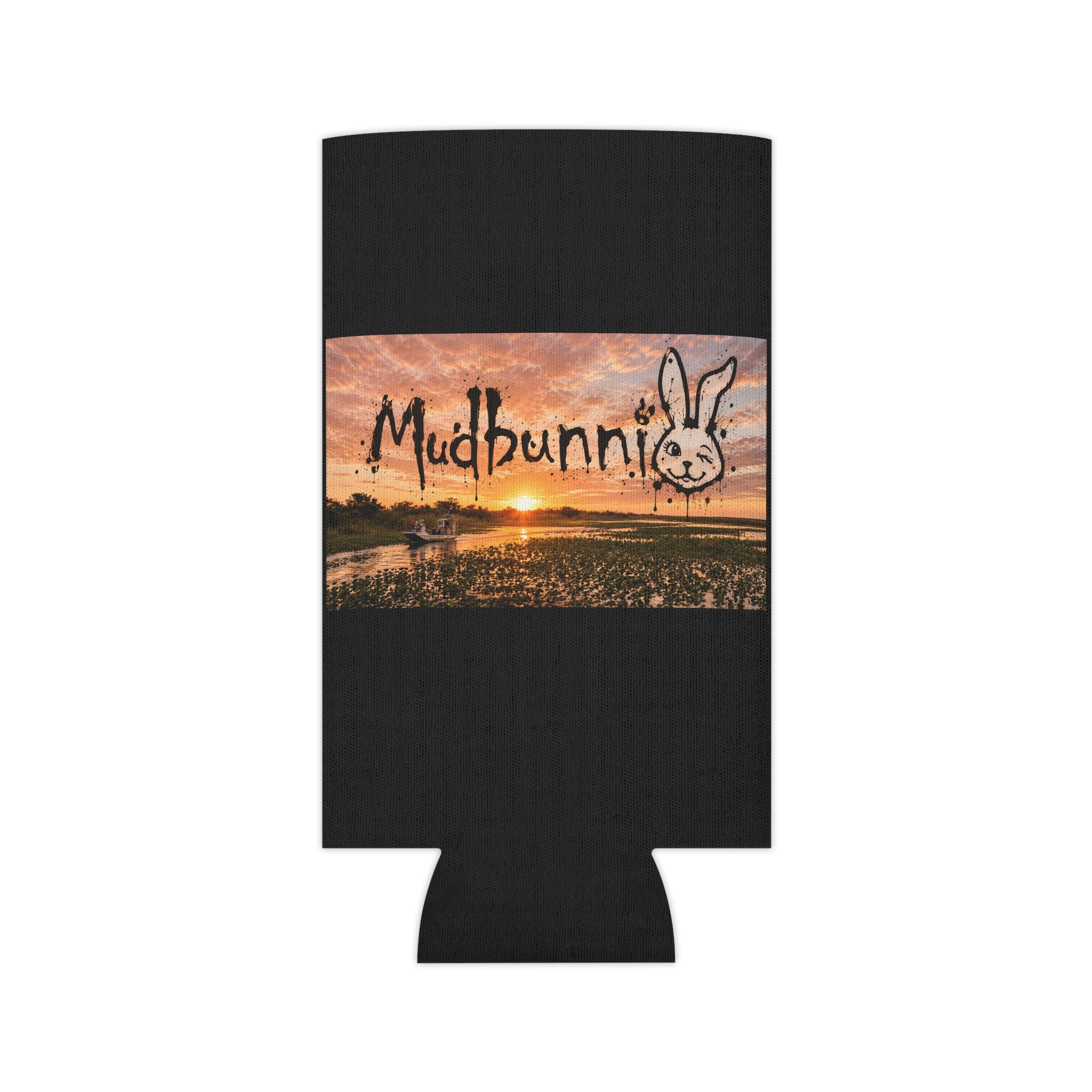 Can Cooler — 'Madinluv' Sunset Logo Neoprene Beer Koozie