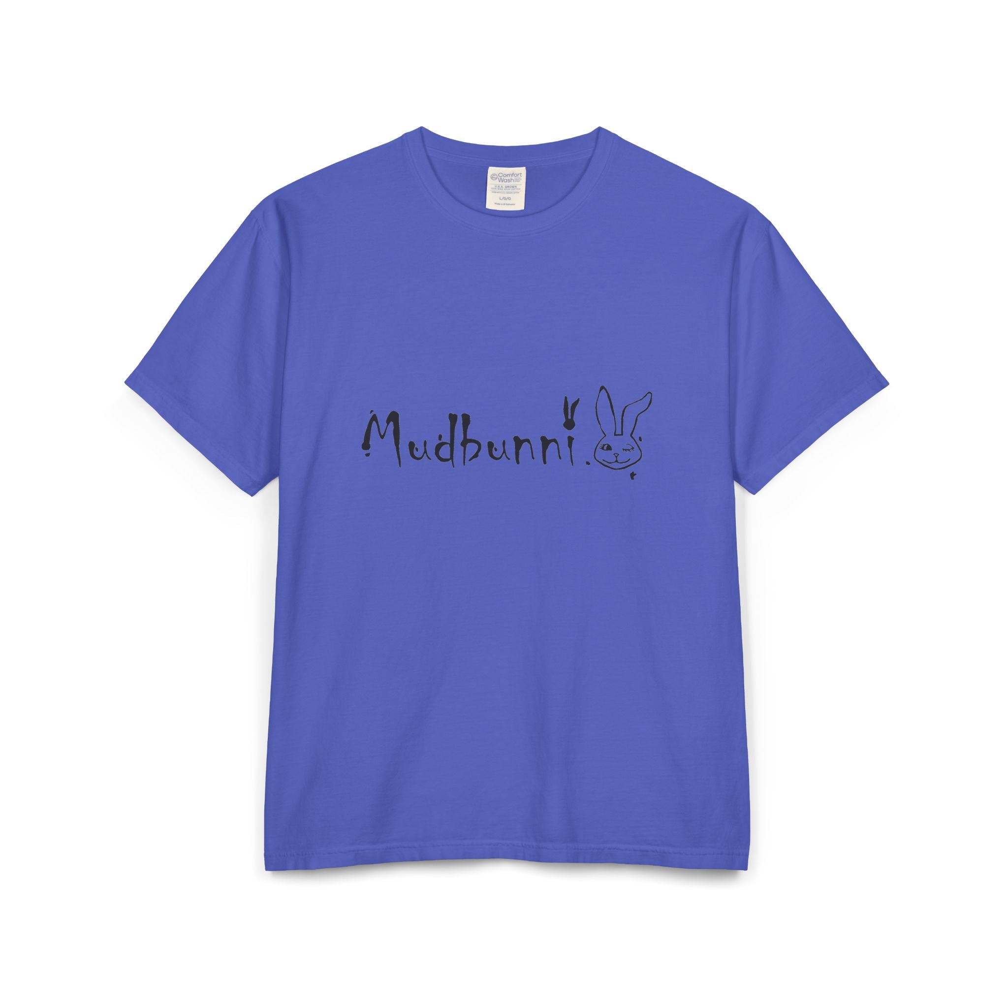 Mudbunni T-Shirt - Vintage Bunny Logo Sunset Photo Tee