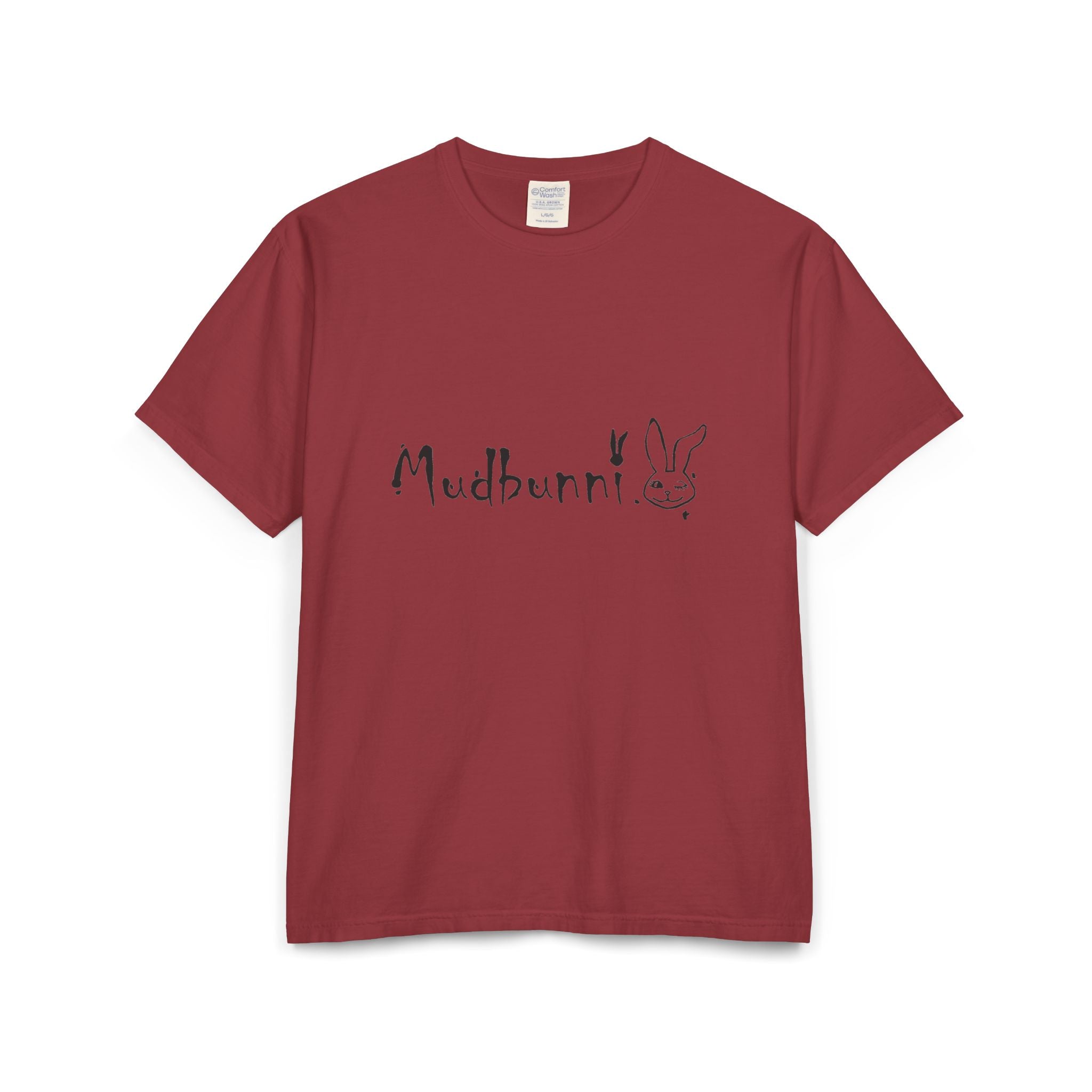 Mudbunni T-Shirt - Vintage Bunny Logo Sunset Photo Tee