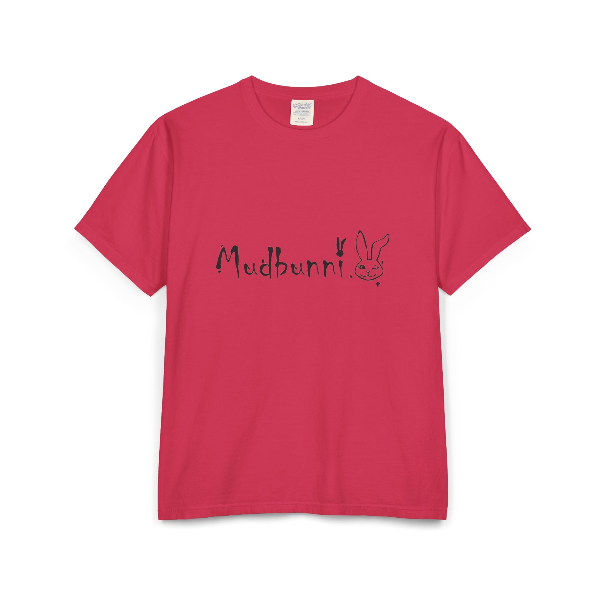 Mudbunni T-Shirt - Vintage Bunny Logo Sunset Photo Tee